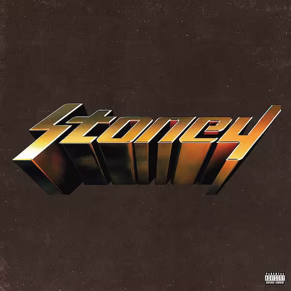 Stylized golden text spells out 'Stoney' on a brown background.